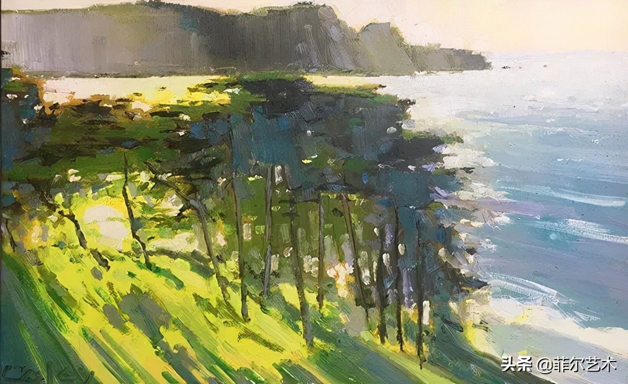 科利|光色十足，如梦如幻~美国画家尼古拉斯·科利风景油画作品欣赏