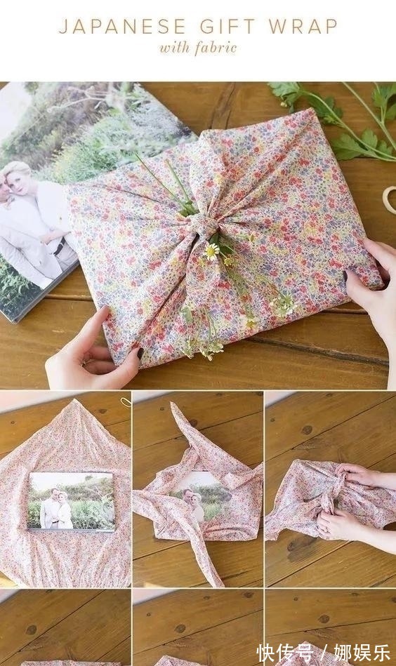 一块布打两个结,变身大容量高颜值收纳包,几十种折法好强大