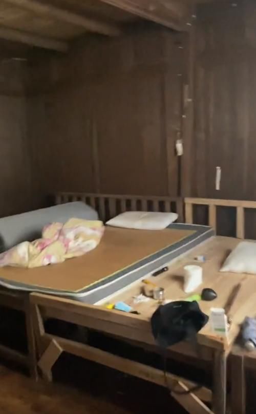 打扫|失去了节目滤镜,蘑菇屋变成另一种状态,满地落叶屋里堆满杂物