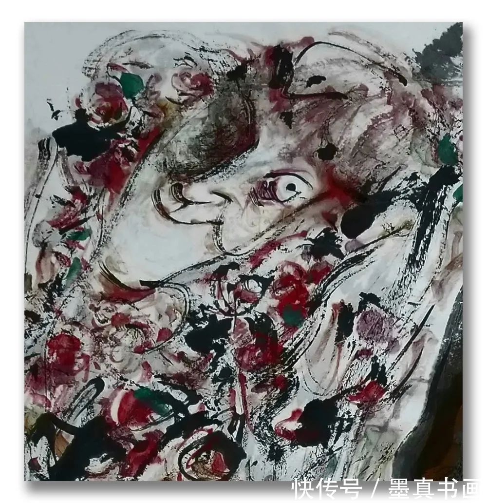 局部|《大美为真》中国当代书画名家学术邀请展—富中奇（局部）