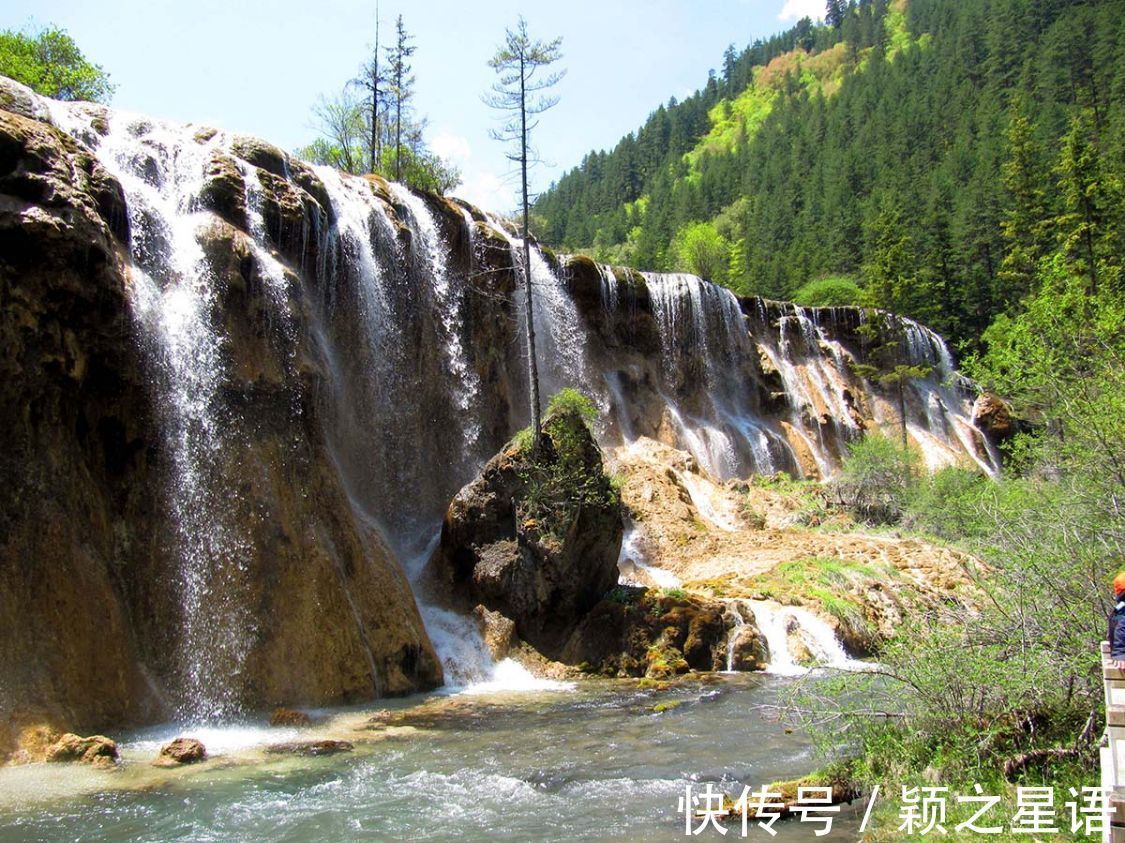 瀑布|游历九寨沟，乘观光车至箭竹海，沿步道赏遍九寨精华