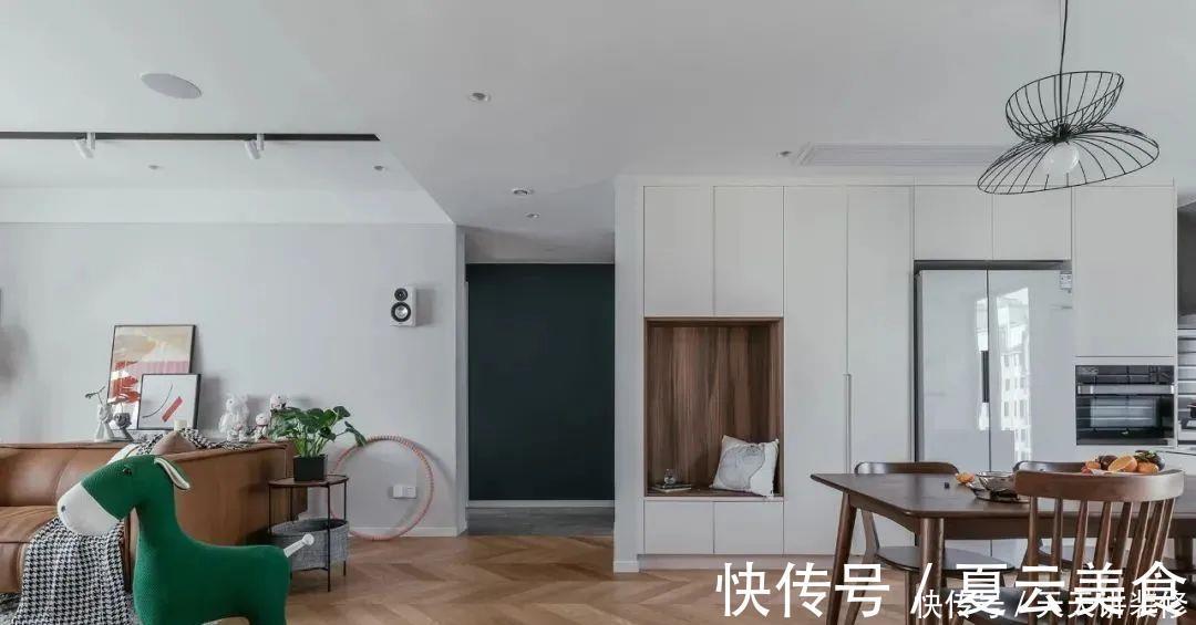 装修|109㎡现代风格装修，打造餐厨一体化的轻奢小家