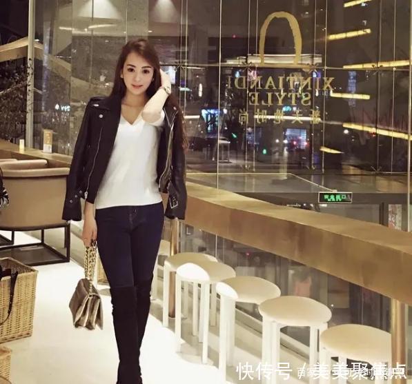 方媛|方媛好有贵妇感,穿针织衫配牛仔裤凹造型,162身高爆发大气场