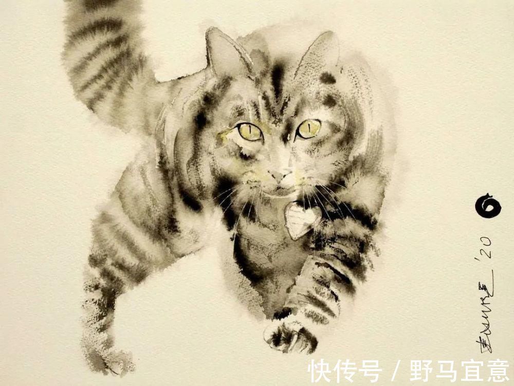 nova$专画“不正经”国画的老外,竟被10万人狂热追捧,看完作品立马佩服不已~