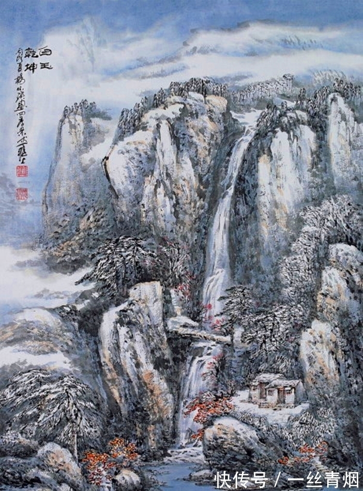 打草稿#笔精墨妙写高古,胸有丘壑织丹青—触摸画家杨怀琰的壮美山水情