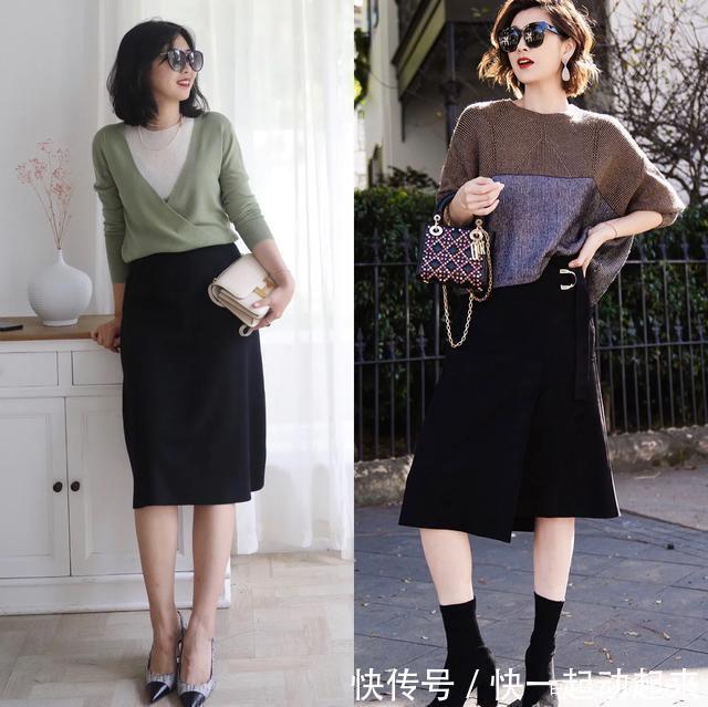 瘦显|职场“冻龄感”穿搭示范,显瘦显腿长,太美了