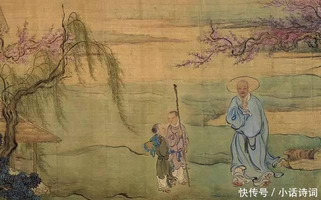 吹面不寒杨柳风|这首只有28字的小诗,意境唯美,读来犹如走进画境,诗作竟出自一位僧人之手