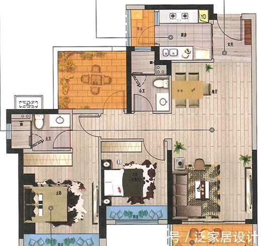 实用|98平简约风三居室，充满科技感且大方实用是这个家的代言