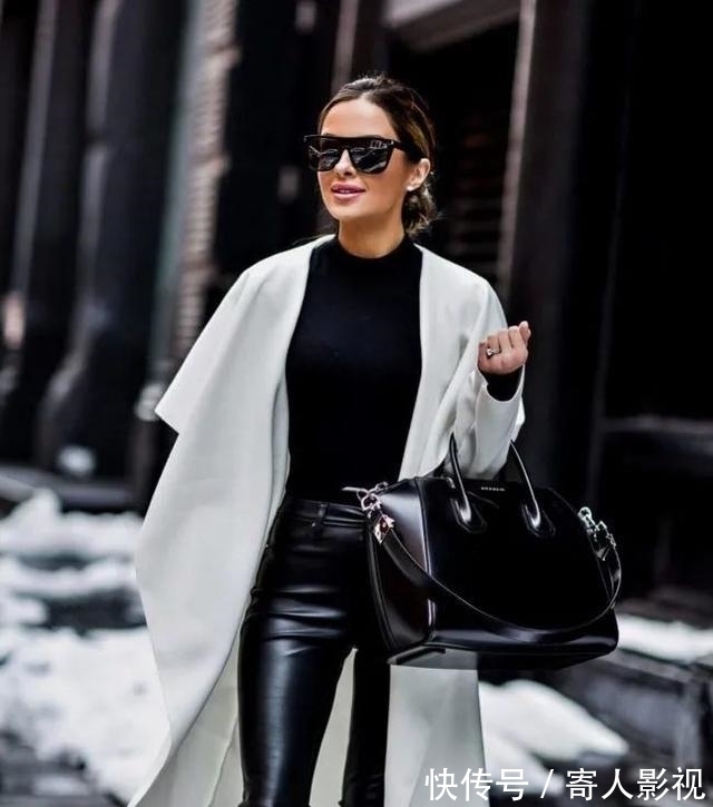 皮毛 冬天的高级感,一件大衣就够了