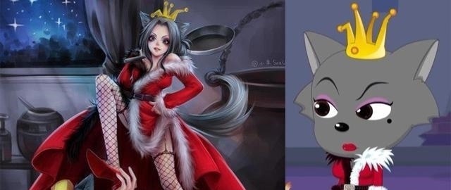 拟人|《喜羊羊与灰太狼》角色拟人,美羊羊身材优秀,红太狼渔网袜亮眼