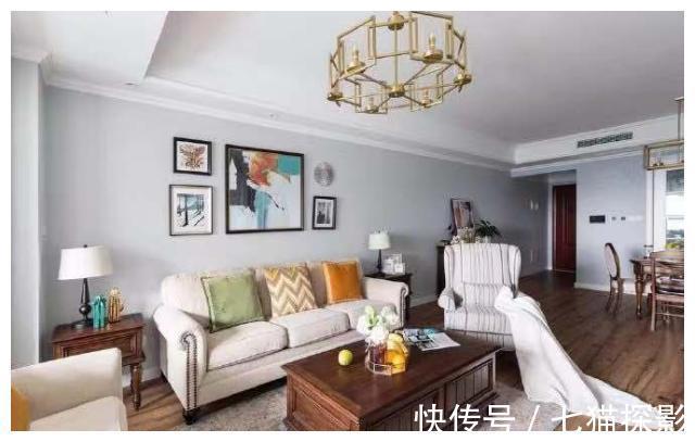 现代|128平现代美式三居室,复古与现代的完美融合,晒晒!