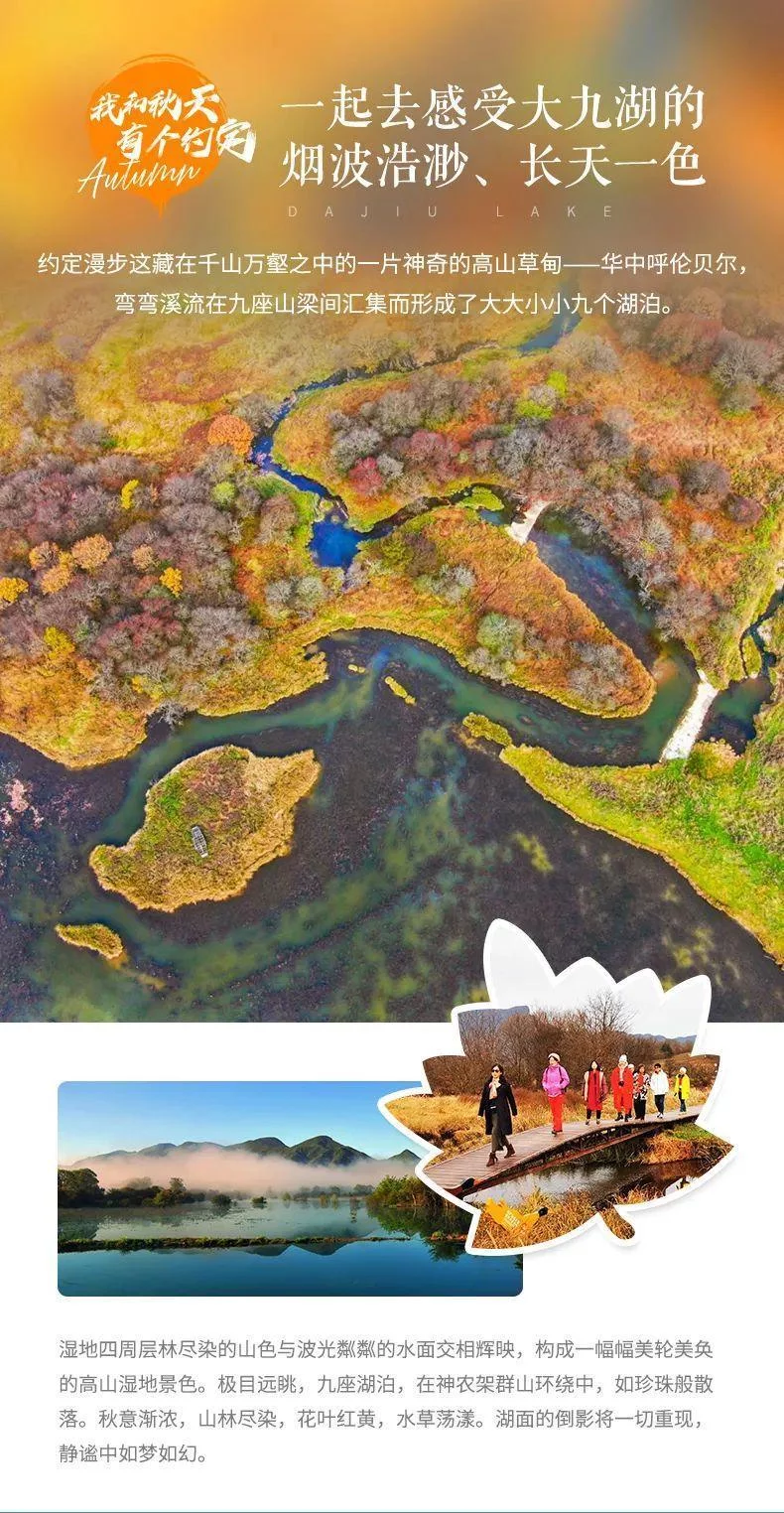 天下风物——《从国庆开始，神农架将迎来“华中屋脊”盛放的秋色！（二）》风光题照