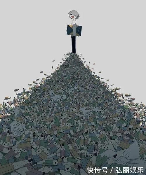 插画@22幅悲伤的插画,只有孩子才能看懂,大人却理解不了