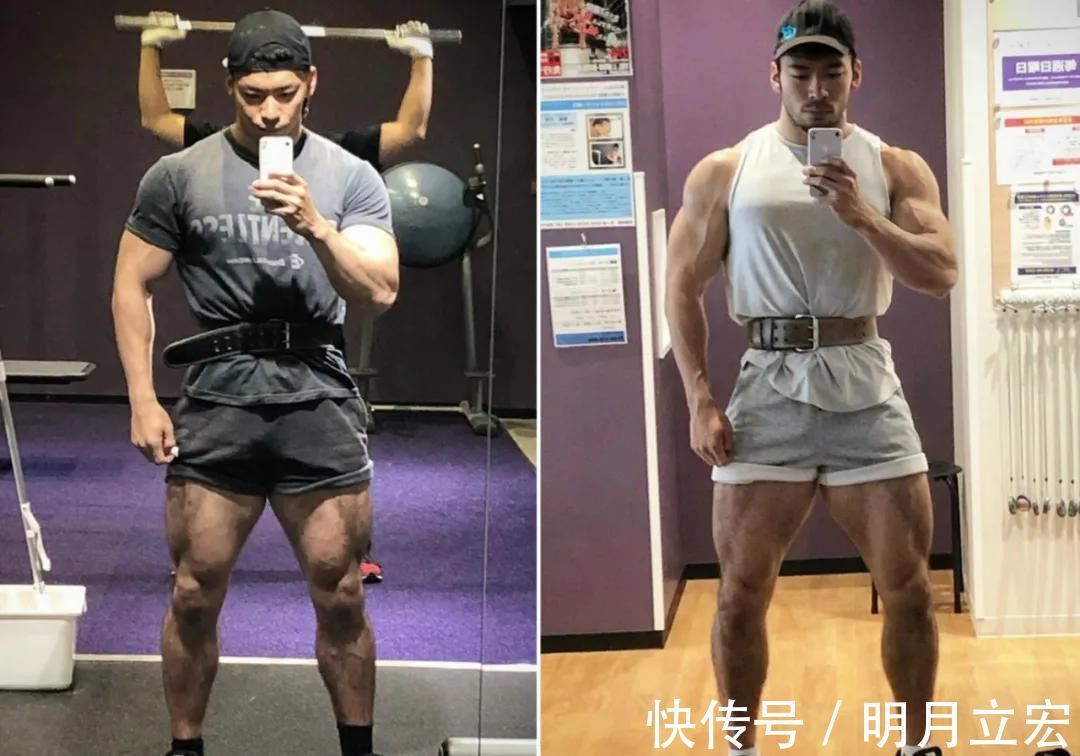 t181cm日本肌肉壮男走红，每天深蹲练出大粗腿，网友不淡定了