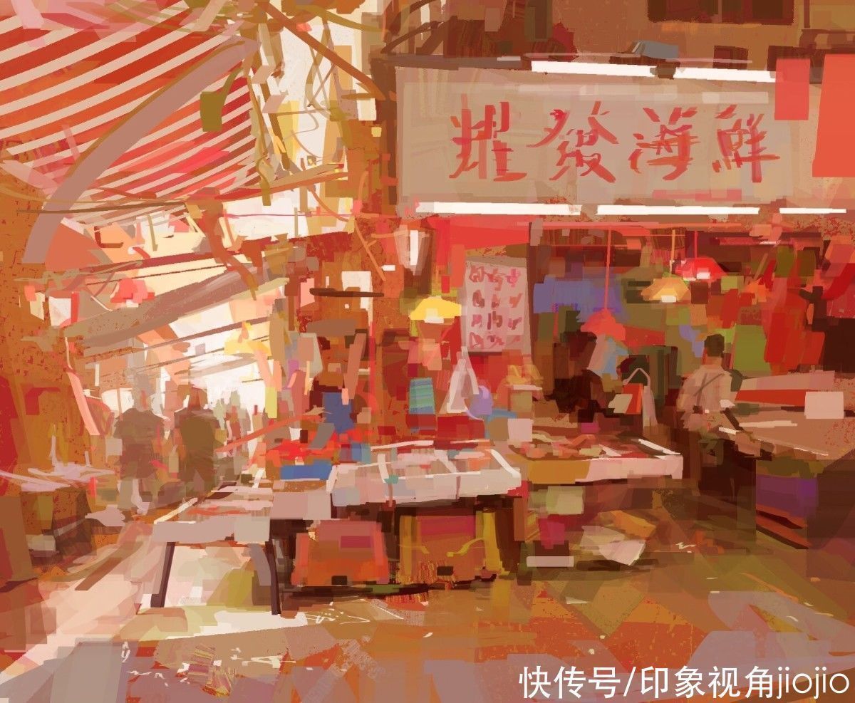 索尼影视@午间一小时的速涂,整体画面看似凌乱实则巧妙