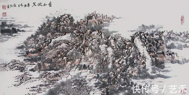 中国华夏万里行书画协会@山水画家赵强——原创写意