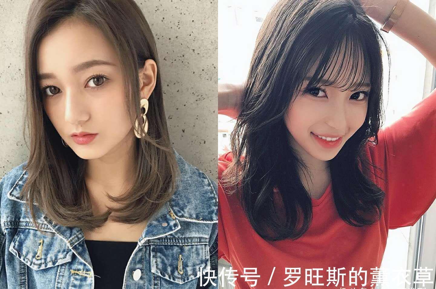 刘海 35岁左右女人适合什么发型？三组时尚减龄的日系发型，简单显气质