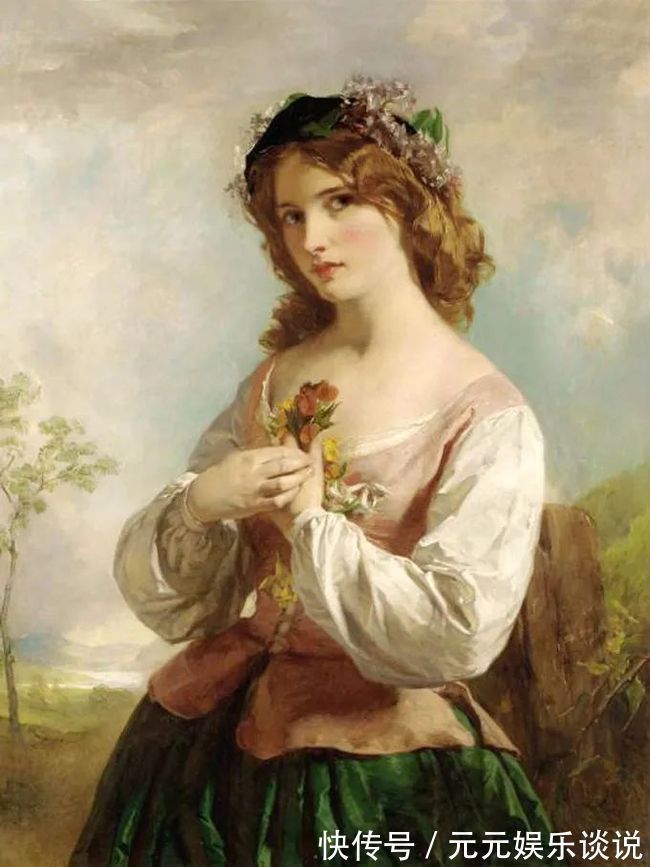 德国$德国画家康拉德笔下 细腻的年轻漂亮女子,真心的美!