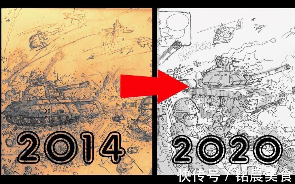 改造@变废为宝!画师改造多年前“烂画”黑历史:莫不是开了十级美颜