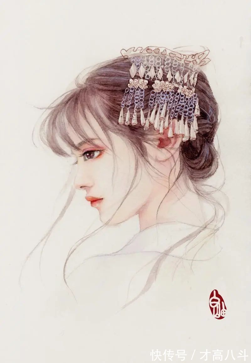 岭秀@我在诗词里, 等你一个回眸。