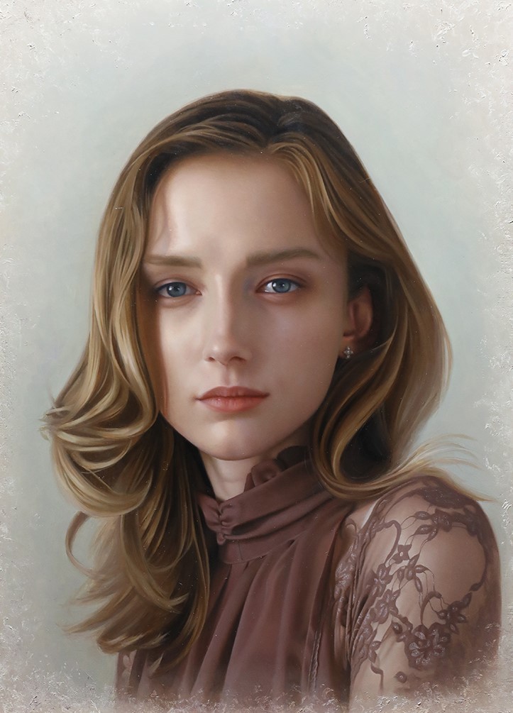 超写实绘画#日本超写实绘画第一人,80后艺术家冈冈康夫的最新作品