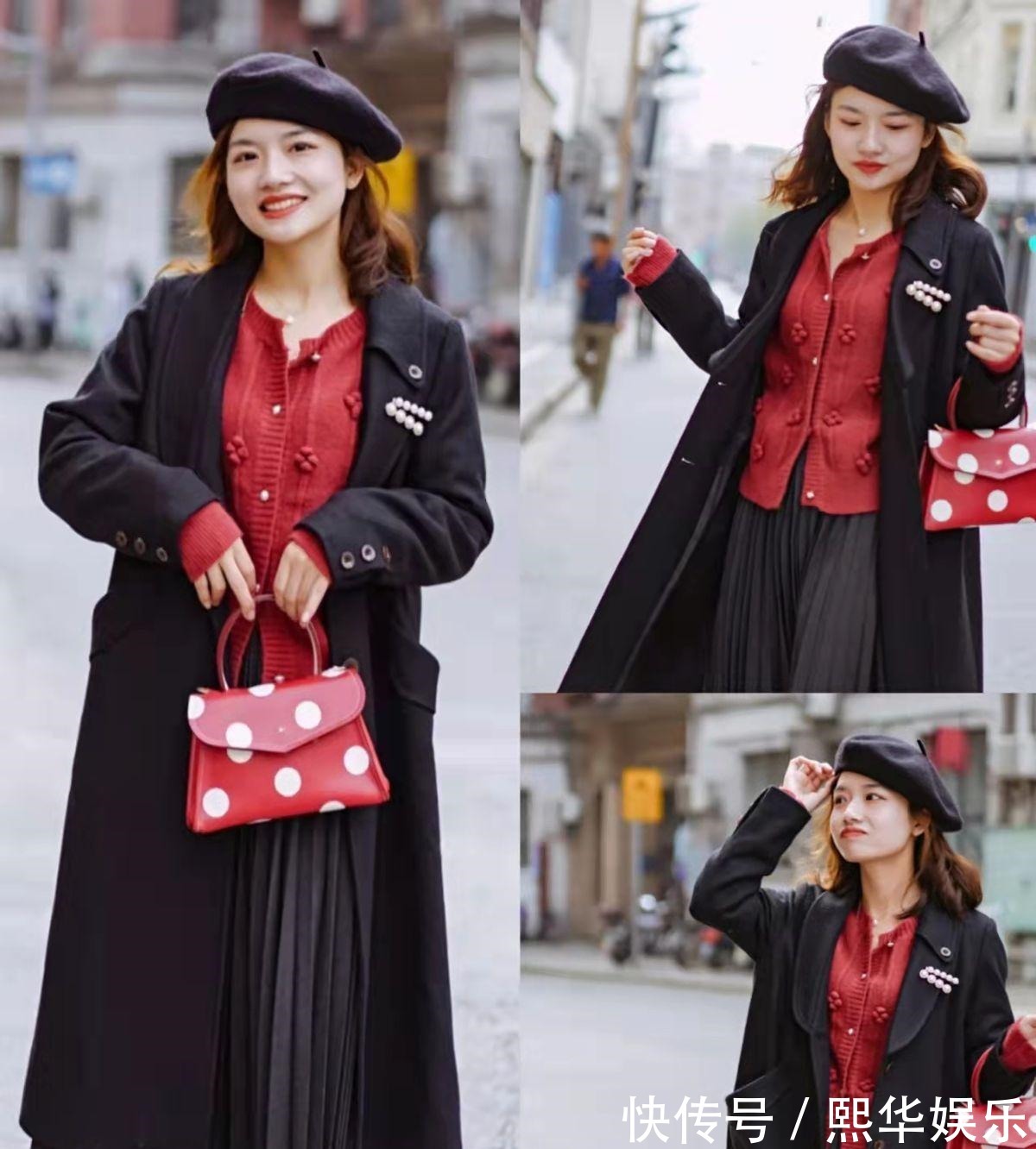 穿搭 秋冬黑色大衣太“普通”？试着搭配这些裙装，让你美得优雅又体面