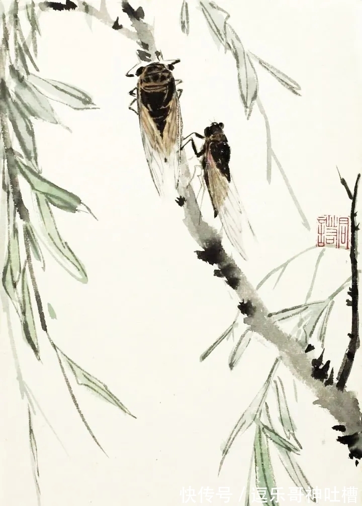 花鸟画!写虫圣手!潘君诺花鸟画