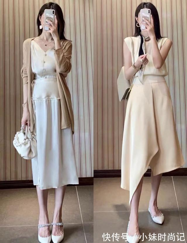 气质|“高跟鞋”,搭半身裙连衣裙,不用费力就能显高