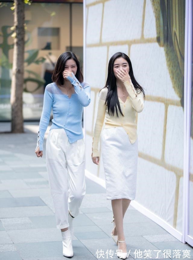 时髦 别穿打底裤了,当下流行这条“豆腐裤”,时髦还不易撞裤,很实用!