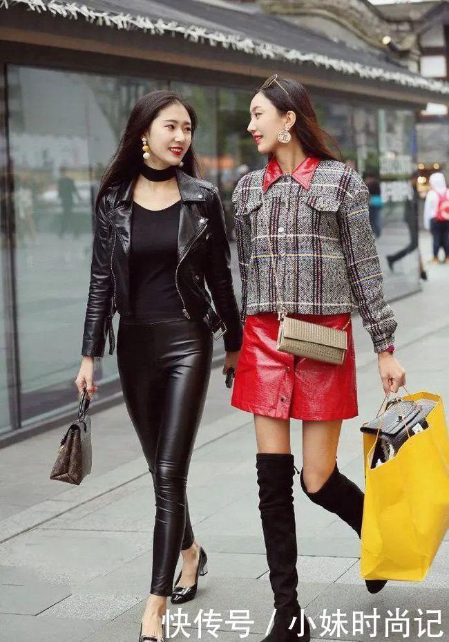 街拍美女:穿搭不用学闺蜜,保持自我风格,展现专属气质