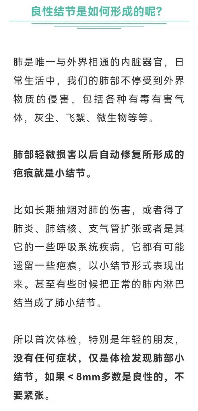 肺部小结节|【健康】体检查出的哪种“肺结节”更危险？