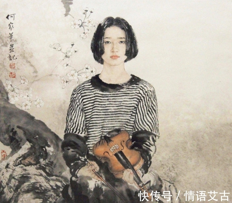 中国美协|何家英:当代工笔画代表人物,被冠为“最有希望的工笔画画家”