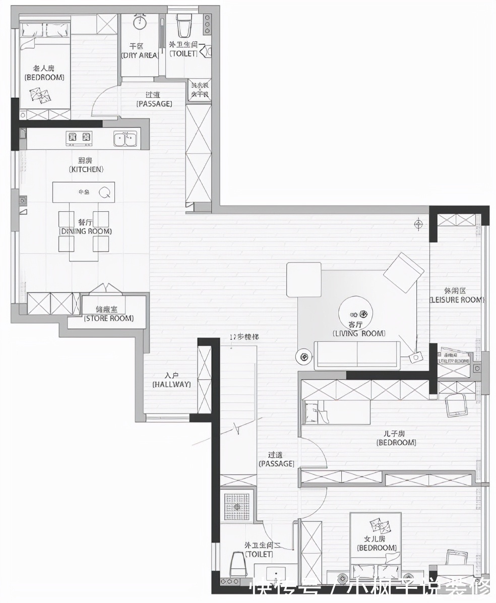 客餐厅|有一说一,还是极简风最耐看!看她家客餐厅,真大气