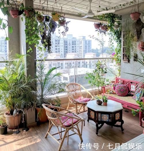 闲人|这样的阳台,那院子我也不换,美得太过分,今生只做个闲人了!