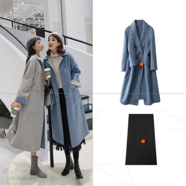 保暖 冬天穿裙子太冷,试试3款针织裙搭配,保暖又显气质