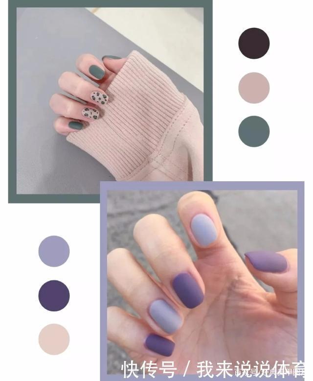 指甲|高级感超强的磨砂美甲,显白又显气质,哪个仙女不爱呢