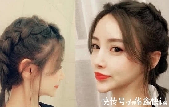 刘海长|别再追求“低马尾”发型了,看几款编发,操作简单还减龄!