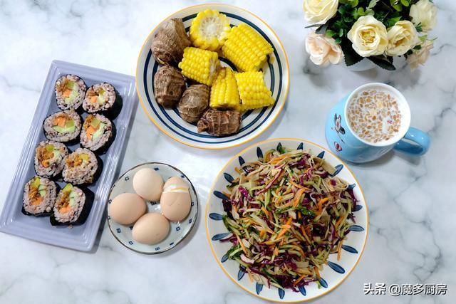 晒晒我家七天早餐，家里有孩子，从小培养吃早餐的好习惯