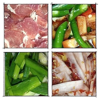 鲜味无敌的酸萝卜炒肉片,大人小孩都爱吃