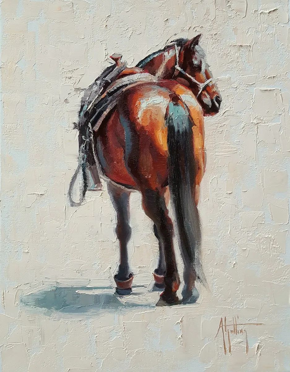 画家|美国90后美女画家,画马堪称一绝!