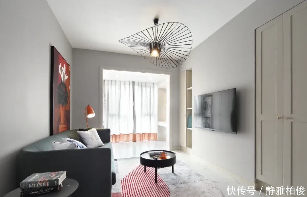 浴室柜|69㎡小户型这样装,简约却很有质感,性价比丝毫不输给大户型!