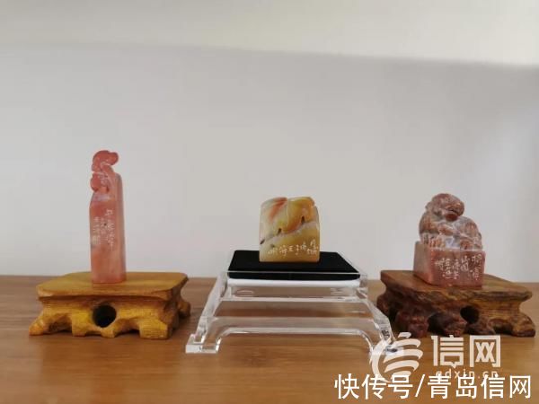 篆刻&印章里的北宅风光“永远跟党走”篆刻展在北宅街道开展