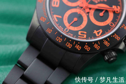 雕花 大c论表:blaken镀黑劳力士迪通拿,戴最黑的表做最亮的仔