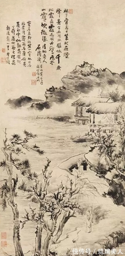 山水画!不摹古,造化于心|石涛山水画