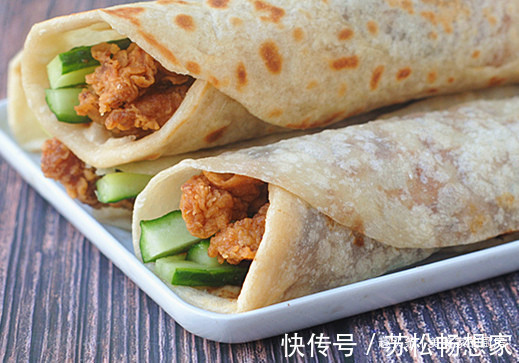 鸡肉|自制墨西哥鸡肉卷，5分钟就上桌，不用揉面真省事，孩子的最爱！