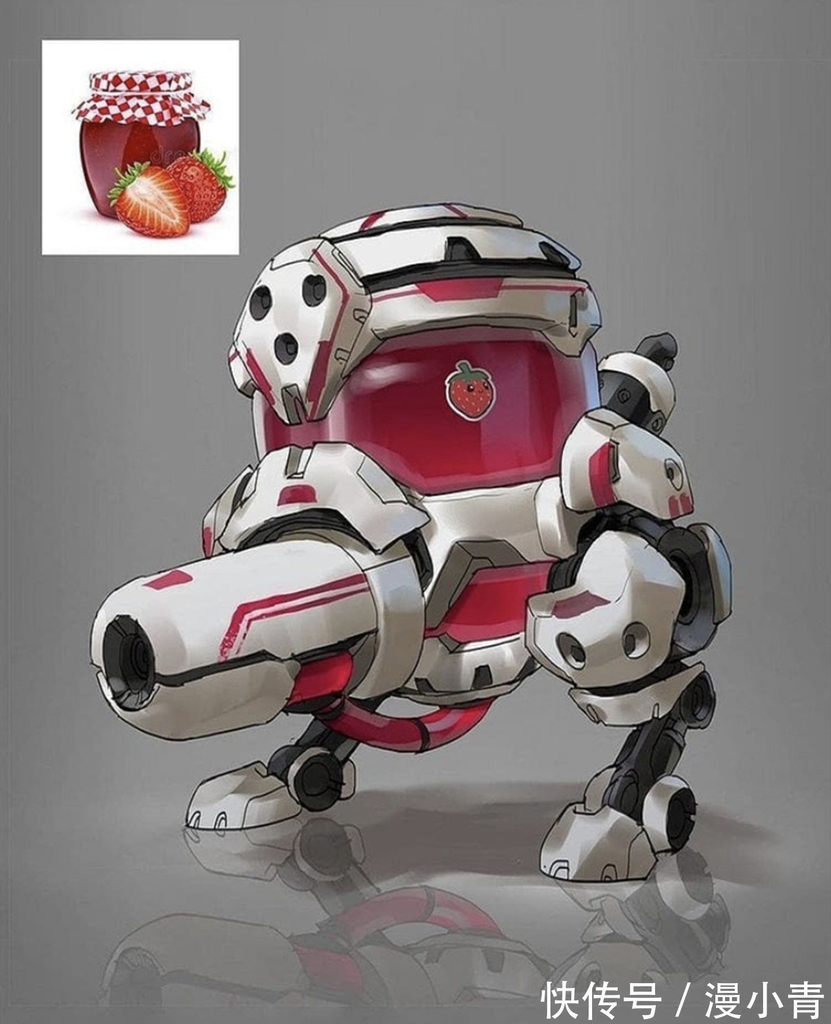 画师|厨房总动员,当熟悉的食物变成二次元形象,他们是准备罢工了吗