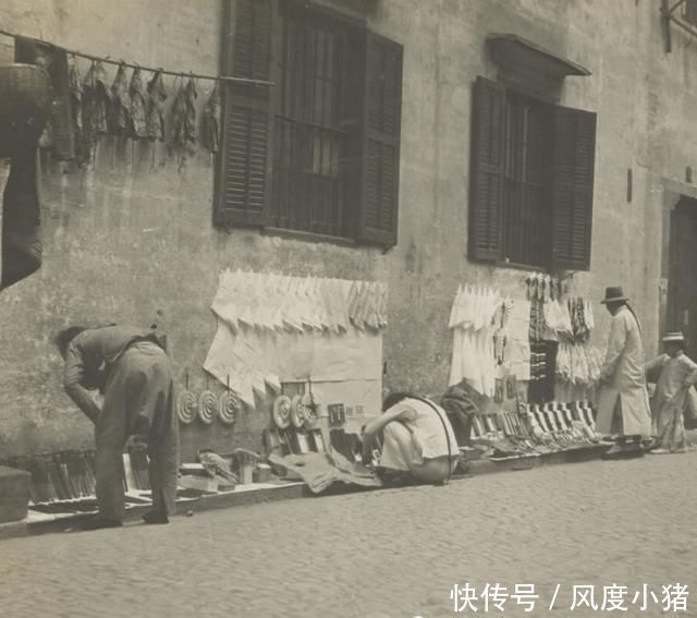 亦是可以|晚清老照片大户人家女子美丽清秀，繁华街头的长衫店