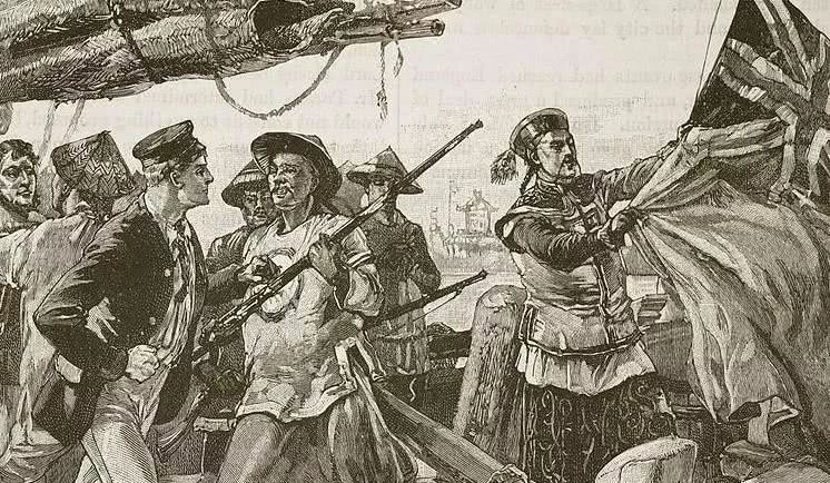 俘虏|他是大清总督,因战败被英国人俘虏,每天关在玻璃笼中,供人观赏