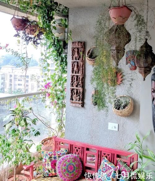 闲人|这样的阳台,那院子我也不换,美得太过分,今生只做个闲人了!