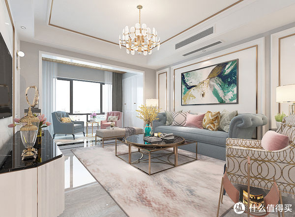 现代|四口之家的现代轻奢风装修，餐厅是家里面的亮点，入户感觉很惊艳